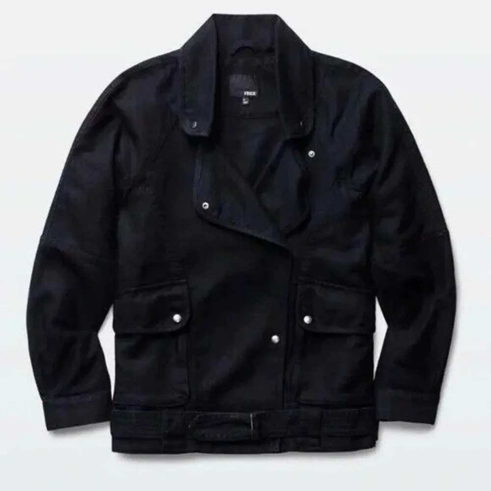 Wilfred Free Aritzia MOTO Rayder Jacket Black Women’s Size XS